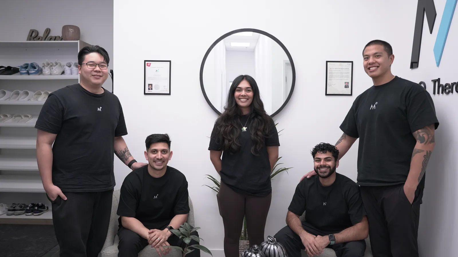 M.O. Therapy team members together at their Markham clinic