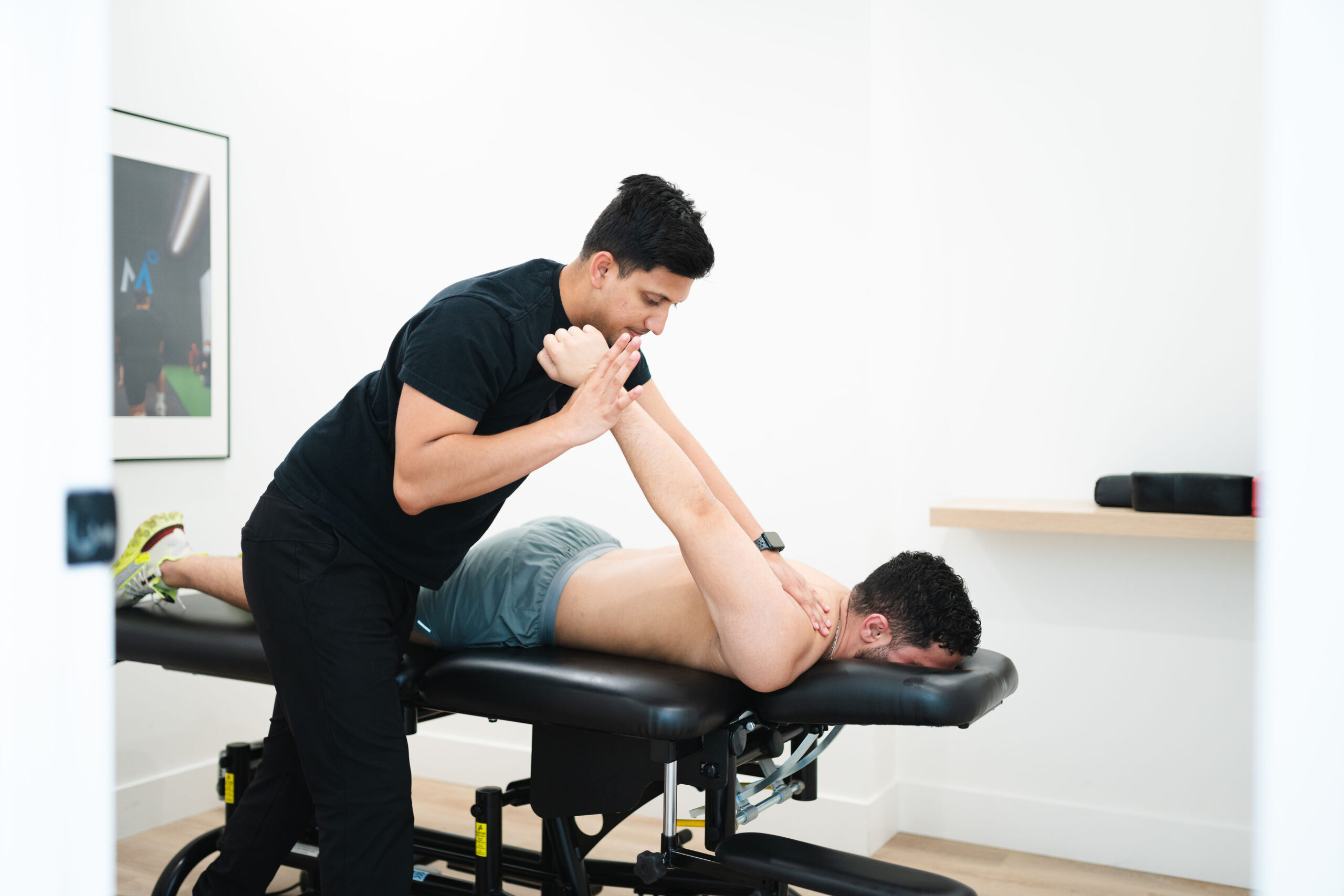 Chiropractic care and spinal adjustment at M.O. Therapy